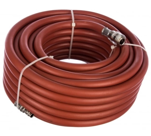 Шланг пневматический резиновый армированный быстросъемный 10х16 мм 24 бар 20 м Stels фото 1