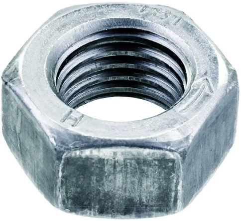 Гайка левая резьба М20 высокопрочная к.п.8 ОЦ DIN934, 4 шт. фото 5