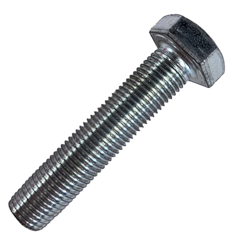 Болт М14х1,5х65 мм, класс прочности 10.9 DIN 961, полная резьба, оцинкованный фото 1