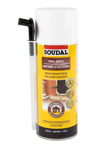 Пена Soudal бытовая 12*300 мл фото 1