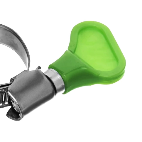 Хомут червячный с барашком 40-60 мм, нержавеющая сталь W2 фото 2