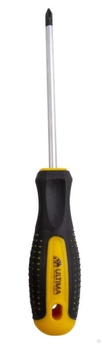 Отвертка Ultima PH1x38 мм, CrV, двухкомпонентная рукоятка anti slip фото 1