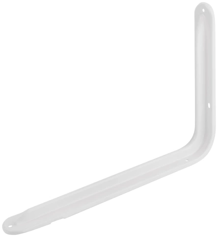 Уголок-кронштейн (1,0 мм) усилен.белый фото 5