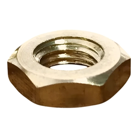 Гайка низкая латунь DIN439 фото 2