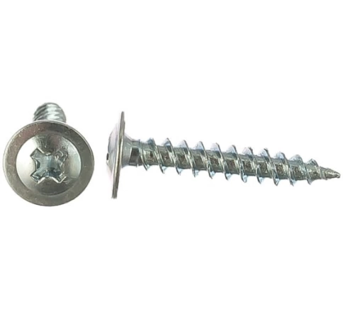 Саморез с прессшайбой, острый, 4,2х32 ОЦ фото 1