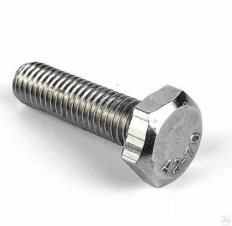 Болт нержавеющий 5х30 мм DIN933 10шт фото 5