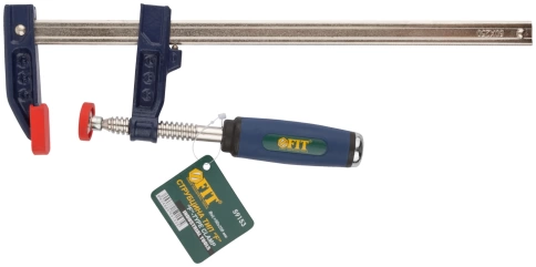 Струбцина тип F усиленная, мягкая ручка фото 17