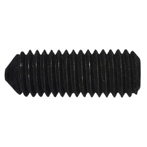 Винт установочный с внутр. шестигранником 10х20 мм, класс прочности 12.9 DIN 914 черный фото 1