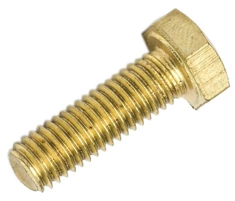 Болт латунный М5х12 DIN933,10 шт фото 5