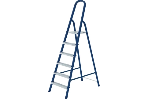 Стремянка 6 ступеней, стальная Сибртех фото 1