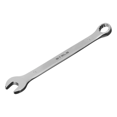 Ключ комбинированный матовый хром 9 мм CrV Stels фото 1