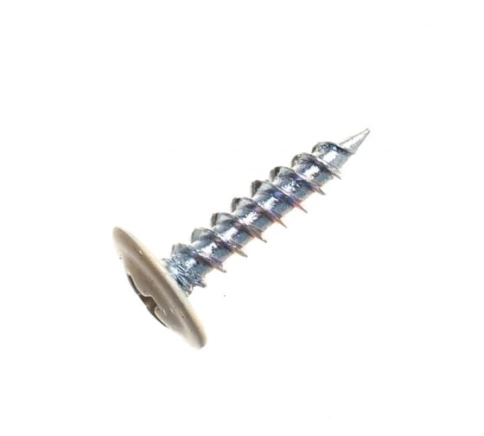 Саморез с прессшайбой, острый, 4,2х32 RAL1014 фото 1