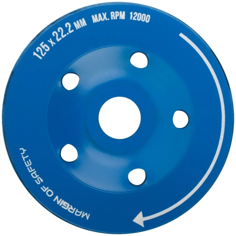 Диск шлифовальный алмазный, посадочн.д.22,2 мм, Турбо узкие сегменты 125мм фото 5