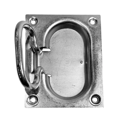 Ручка откидная скрытая 100х80 цинк фото 2