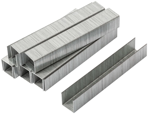 Скобы для степлера закален,прямоуг. 11,3 х 0,7 мм (узк.тип 53) 12 мм 1000 шт фото 1