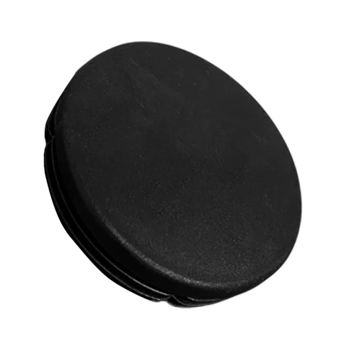 Заглушка для труб круглая d-89 мм, черная фото 2