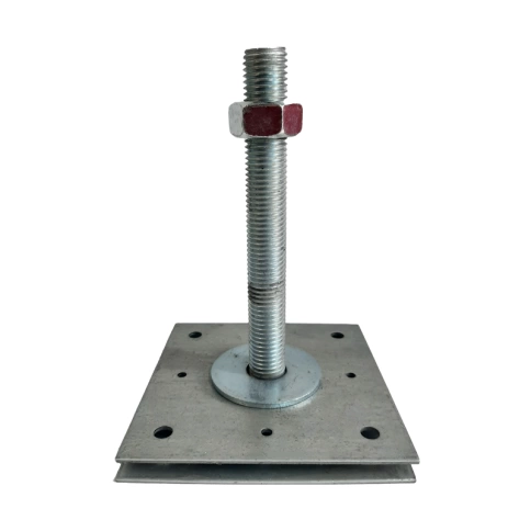 Анкер регулировочный по высоте 200х150х30 мм, оцинкованный фото 1