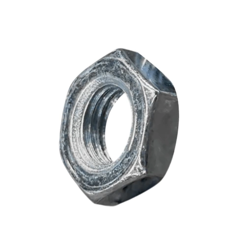 Гайка низкая М8х1 DIN 936, оцинкованная фото 1