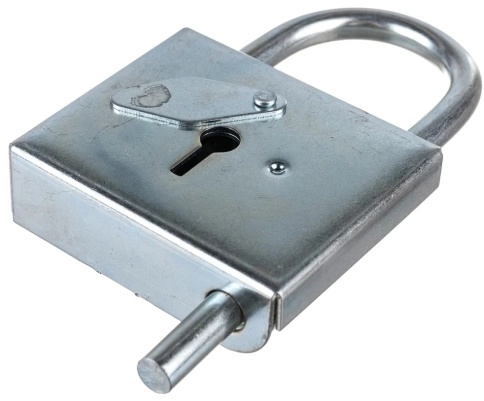 Замок навесной-контрольный, цинк Металлист фото 1