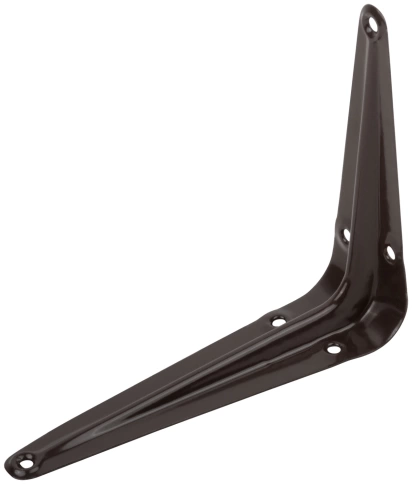 Уголок-кронштейн (0,7 мм) коричневый фото 1