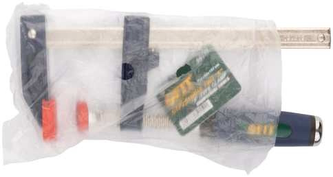 Струбцина тип F усиленная, мягкая ручка фото 3