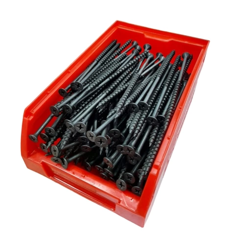 Саморез по гипсокартону 4,8х127 мм, крупная резьба, фосфатированный, 150 шт. в контейнере фото 1