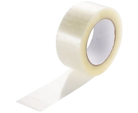 Скотч упаковочный прозрачный, 48 мм х 100 м  фото 1