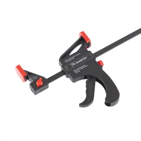 Струбцина тип F универс.,быстрозажимн.,пластик.корп. 150х265х45 мм Matrix фото 4