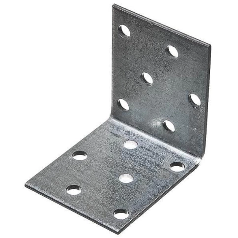 Крепежный равносторонний уголок 200х200х100 мм, оцинкованный фото 1