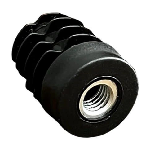 Заглушка для труб круглая d-25 мм с резьбой М10 фото 1