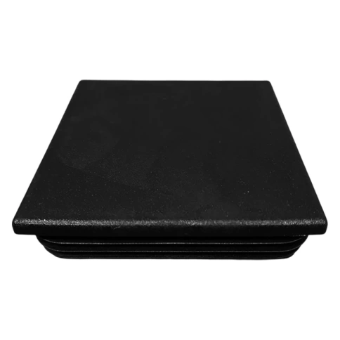 Заглушка для труб квадратная 140х140 мм, черная фото 2