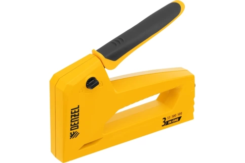 Степлер мебельный тип скобы 53 6-14мм, тип 300 15мм, тип 500 15мм Denzel фото 1