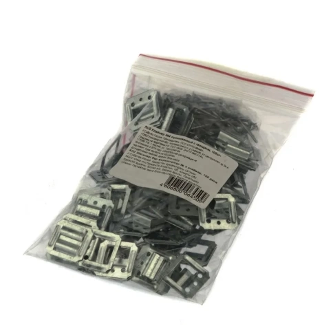 Кляймер с гвоздями №4 оцинкованный фото 2