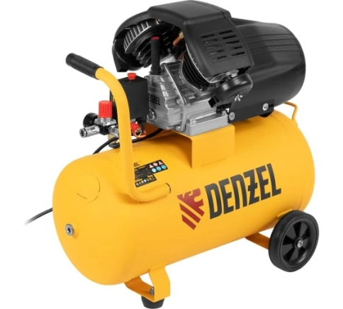 Компрессор воздушный, прямой привод DCV1800/50 1,8 кВт 50 л 320 л/мин Denzel фото 1