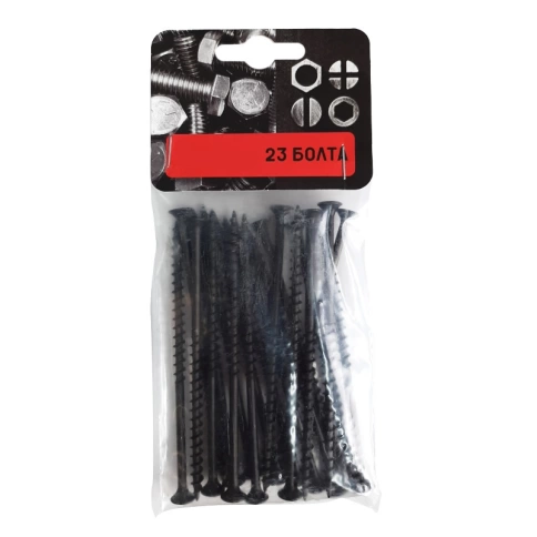 Саморез по гипсокартону 4,8х127 мм крупная резьба, фосфатированный, 30 шт. фото 1