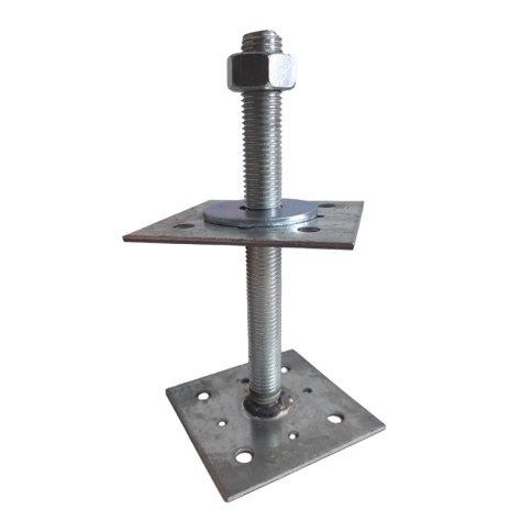 Анкер регулировочный по высоте 200х100х20 мм, оцинкованный фото 2