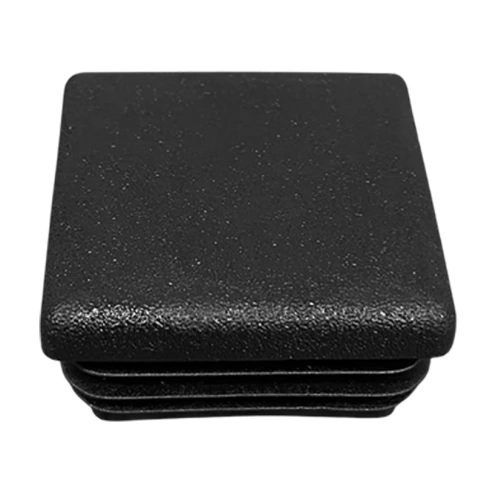 Заглушка для труб квадратная 60х60 мм, черная фото 1