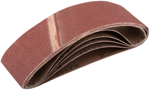 Ленты шлифовальные бесконечные, водостойкие, тканевая основа, 75 х, 5 шт. Р 80 фото 1