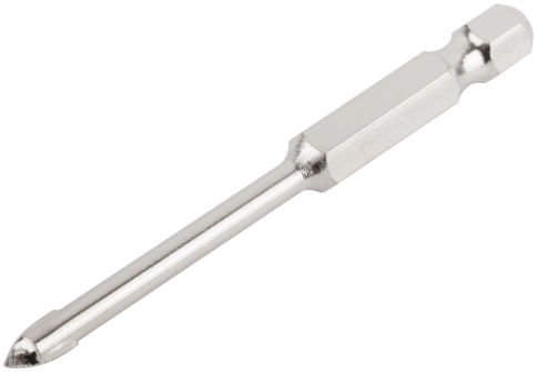 Сверло по кафелю шестигранный U-хвостовик под биту, 4 мм фото 2