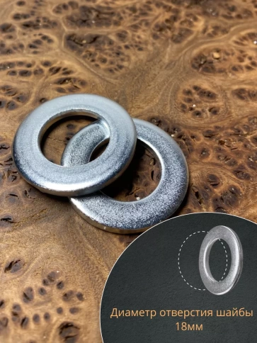 Шайба М18 оцинкованная DIN125 фото 3