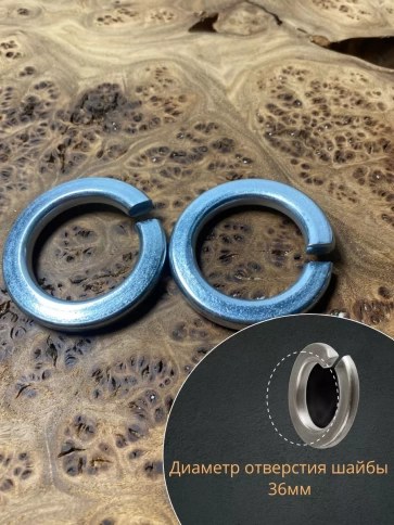 Шайба гровер пружинная оцинкованная М36 DIN127 фото 3