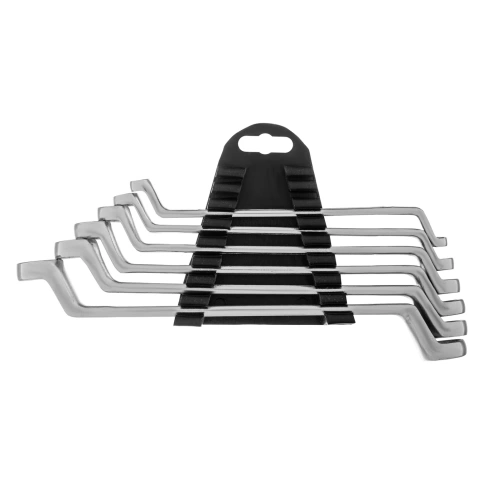 Набор ключей накидных 6-17 мм 6 шт хромированные Sparta фото 1