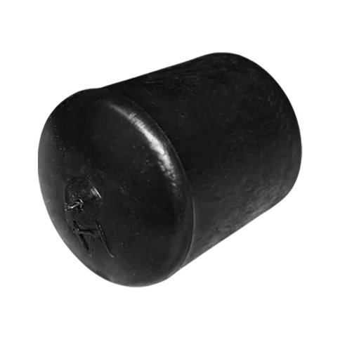Заглушка для труб наружная круглая d16 мм, черная фото 1