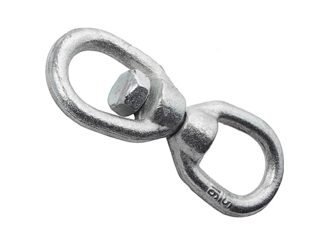 Вертлюг кольцо-кольцо М8, оцинкованный фото 1