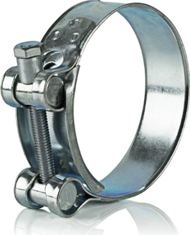 Хомут одноболтовый силовой металл 113-121 мм, 5 шт. фото 4