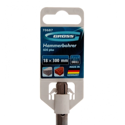 Бур по бетону PRO, SDS PLUS,  Gross фото 8