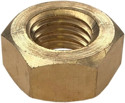 Гайка латунь DIN934 фото 1