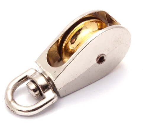 Блок одинарный с металлическим шкивом М30 ОЦ, 1 шт. фото 5