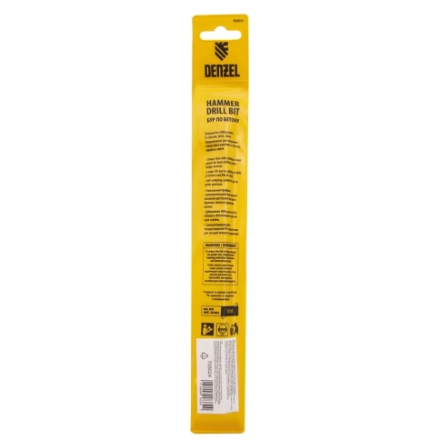 Бур по бетону Cobalt W-tip, двойная спираль, SDS-Plus, Denzel  фото 105