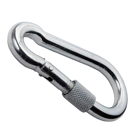 Карабин c фиксатором 12 мм ОЦ DIN5299D, 10 шт. фото 5